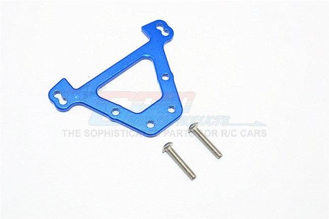 GPM ALUMINUM REAR BULKHEAD Blue Traxxas E-Revo - PowerHobby