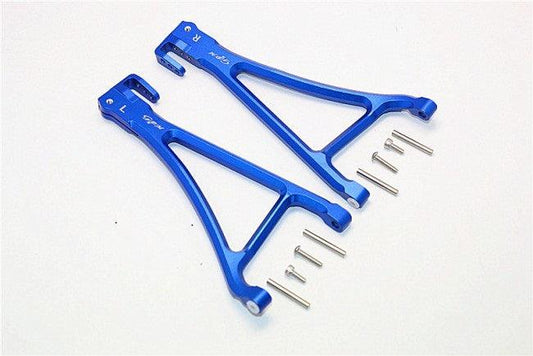 GPM ALUMINUM FRONT LOWER SUSPENSION ARM TRAXXAS E-REVO / SUMMIT / REVO BLUE - PowerHobby