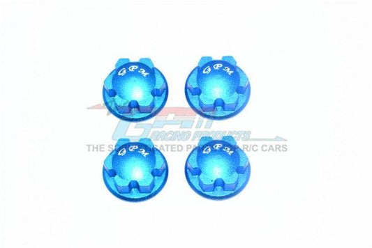 GPM ER2005-BLUE ALUMINUM WHEEL LOCK TRAXXAS E-REVO / X-MAXX - PowerHobby