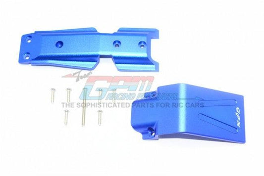 GPM ER2331F-BLUE ALUMINUM FRONT SKID PLATE TRAXXAS E-REVO - PowerHobby