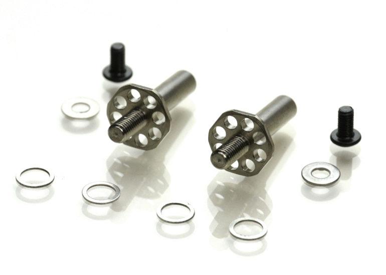 Exotek EXO1979 Titanium Front Axles for Slash/Bandit Street Eliminator - PowerHobby