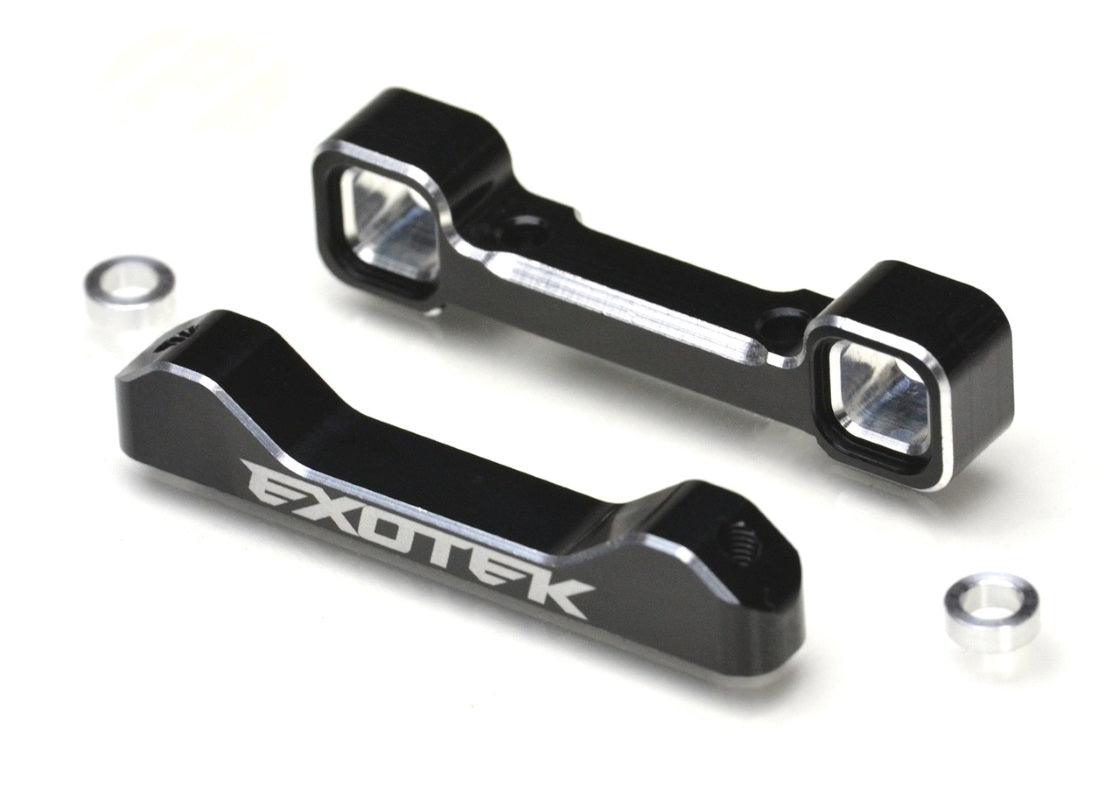 Exotek 2067 Losi 22S 7075 Aluminum Arm Mounts for Rear Toe Adjustments - PowerHobby