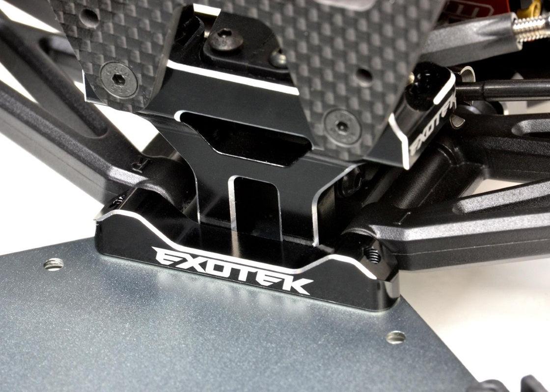 Exotek 2067 Losi 22S 7075 Aluminum Arm Mounts for Rear Toe Adjustments - PowerHobby