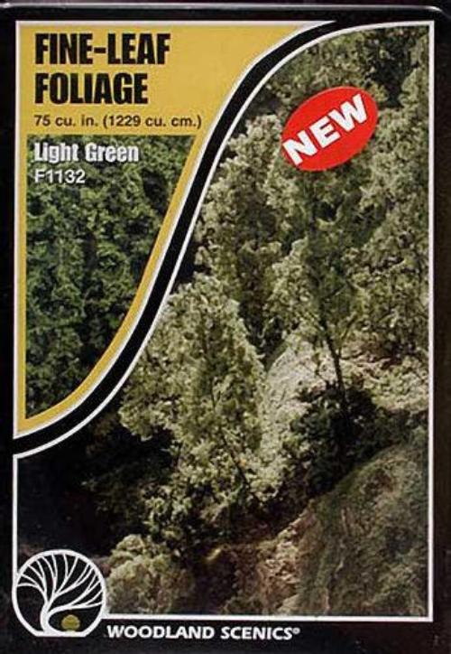 Woodland Scenics F1132 Fine Leaf Foliage Light Green Bag Train Scenery - PowerHobby