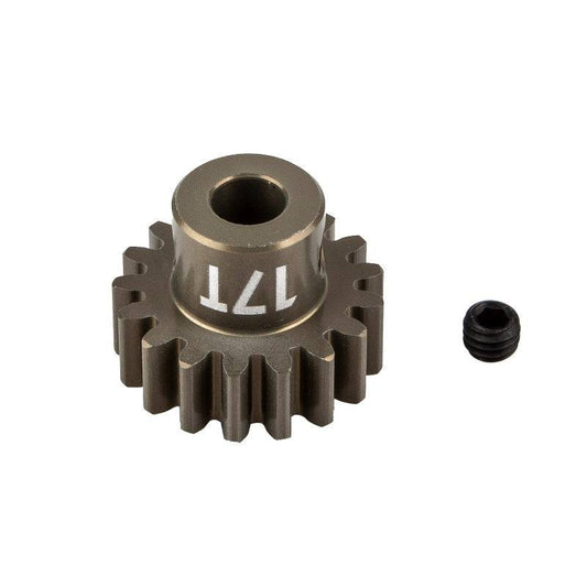 Associated 89599 Pinion Gear 17 Tooth-MOD 1 5mm Shaft Aluminum RC8B3e - PowerHobby