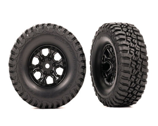 Traxxas 9774 TRX-4M BFGoodrich Tires w/ Black 1.0" Wheels - PowerHobby