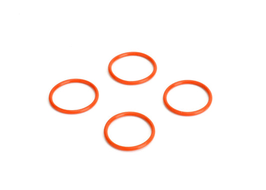 Powerhobby Sparko F8 Shock Spring Adjust Nut O-Ring (4pcs) Orange - PowerHobby