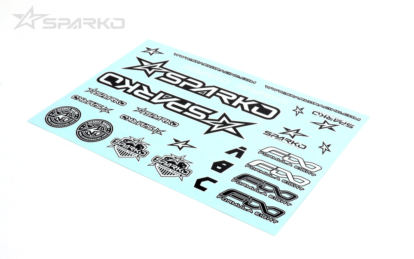 Powerhobby Sparko F8 Body Sticker-Black and White - PowerHobby