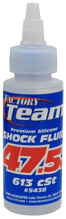 Associated 5438 Silicone Shock Fluid Oil 47.5 Weight 2 oz - PowerHobby