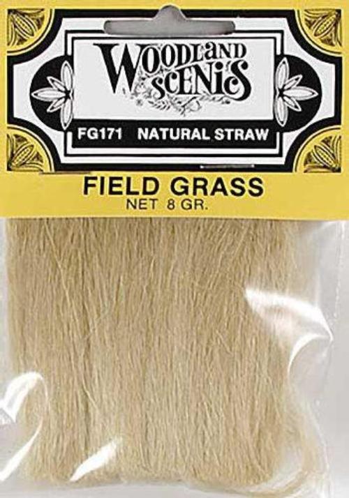 Woodland Scenics FG171 Field Grass Natural Straw .28 ozs Bag Train Scenery - PowerHobby