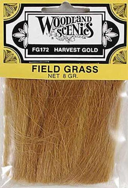 Woodland Scenics FG172 Field Grass Harvest Gold .28 ozs Bag Train Scenery - PowerHobby