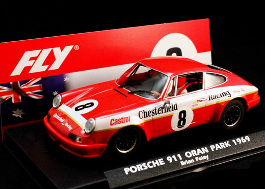 Fly Porsche 911 Oran Park 1969 Brian Foley Flyslot Slot Car 1/32 - PowerHobby