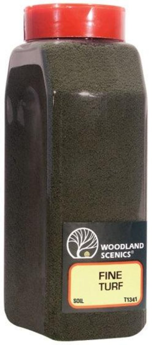 Woodland Scenics T1341 Turf Fine Soil 32 oz Train Scenery - PowerHobby