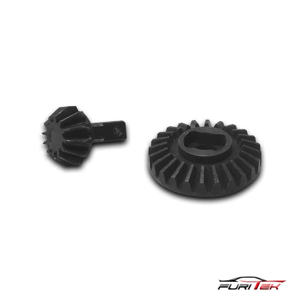 Furitek 1/24 Rampart Steel Pinion & Ring Gears - PowerHobby