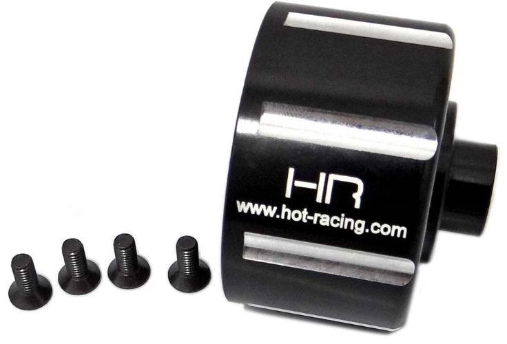 Hot Racing FVE11C01 Aluminum Differential Housing Case Losi 5iveT Mini WRC Rally - PowerHobby