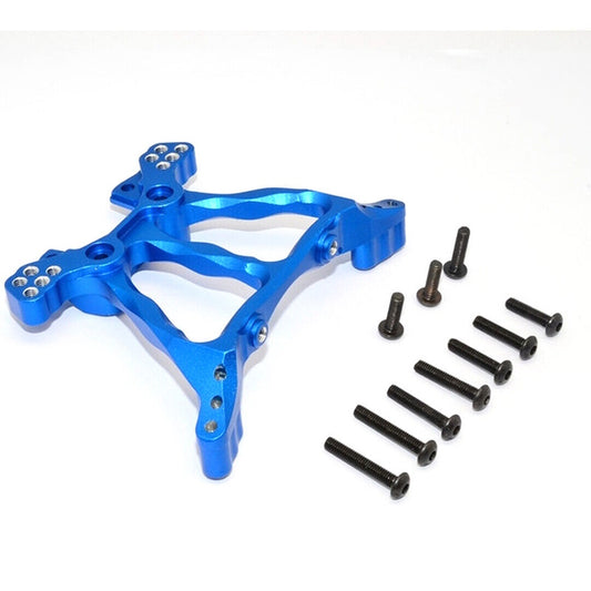 GPM Racing SLA030-B Alloy Rear Shock Tower Blue : Traxxas Slash 4x4 - PowerHobby