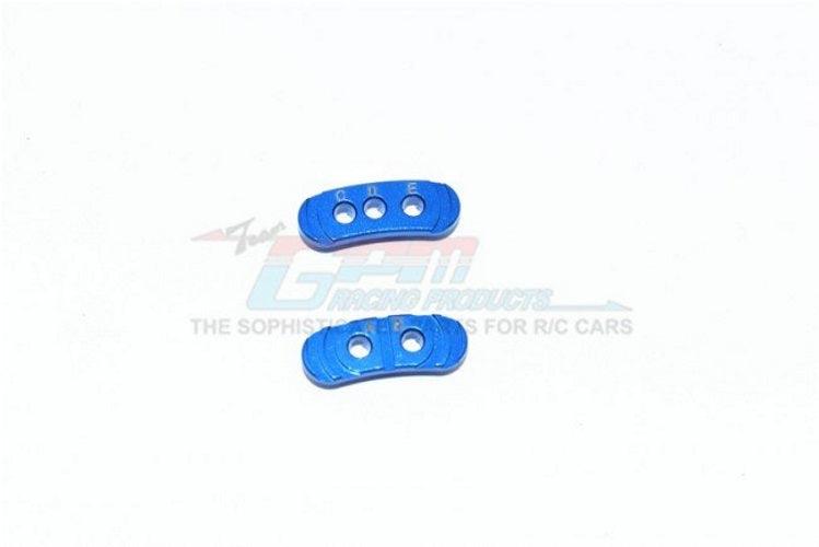 GPM RUS4018A-Blue ALUMINUM FIXED GEAR ADAPTER Traxxas Rustler VXL - PowerHobby