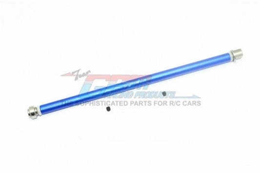 GPM RUS4025S-Blue STAINLESS STEEL+ALUMINUM CENTER DRIVE SHAFT Traxxas Rustler 4x4 / HOSS - PowerHobby