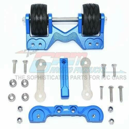 GPM TXMS040R-B Aluminum Rear Adjustable Wheelie Blue : Maxx 4WD Monster Truck - PowerHobby