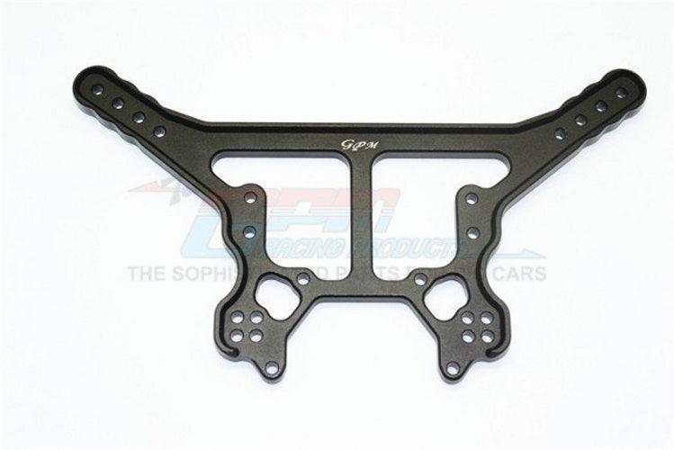 Gpm Aluminum Rear Damper Plate Arrma Kraton Talion Outcast Black - PowerHobby