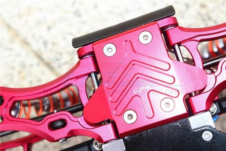 Gpm MAK331R-BK Aluminum Rear Chassis Protection Plate Arrma Kraton Senton - PowerHobby