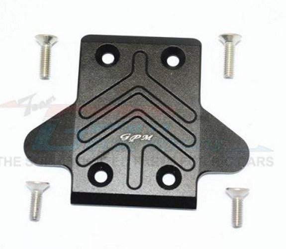 Gpm MAS331F-BK Aluminum Front Chassis Protection Plate Black Arrma Senton - PowerHobby