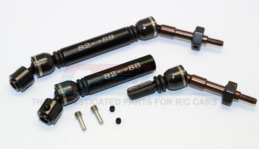 Gpm Steel+Aluminum Rear CVD Drive Shaft Black Traxxas Slash 4X4 Stampede 4X4 - PowerHobby