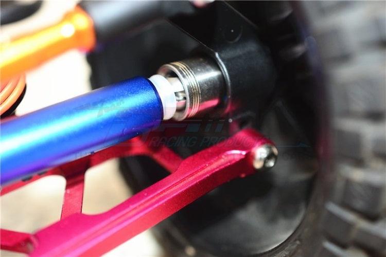 Gpm Stainless Steel 304 +Aluminum Rear CVD Drive Shaft Blue Traxxas Slash 4X4 - PowerHobby