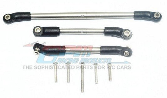 Gpm Stainless Steel Adjustable Steering Link /Front Suspension Link TRA TRX-4 - PowerHobby