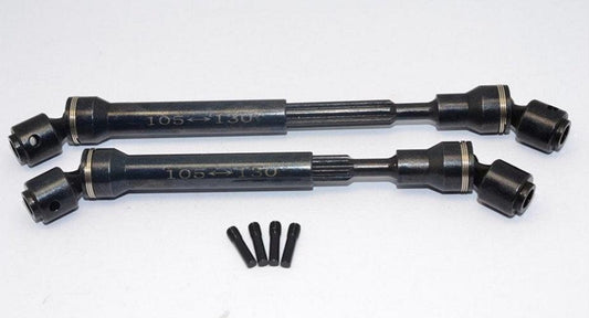 Gpm SWR037-BK Steel Main Shaft (1Pair) Black Axial Wraith - PowerHobby