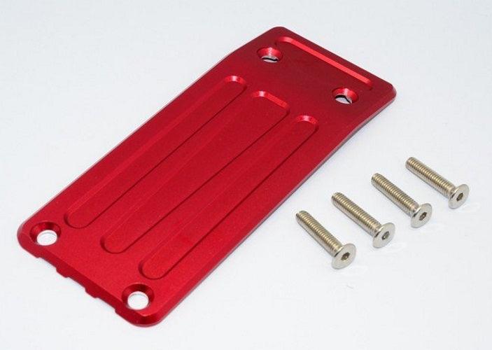 Gpm TXM331F-R Aluminum Front Skid Plate Red (1Pieces Set) Traxxas X-Maxx - PowerHobby