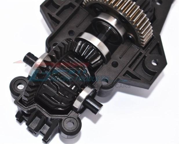 GPM Harden Steel 45 Front Differential Ring Gear & Pinion Gear Black - PowerHobby