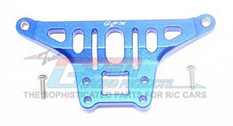 GPM Aluminum Front Upper Arm Stabilizer Blue Traxxas Unlimited Desert Racer - PowerHobby