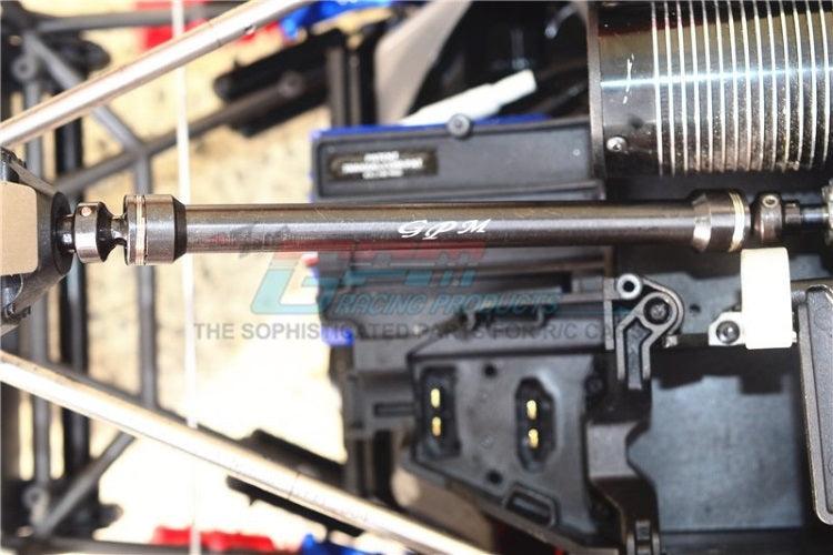 GPM Harden Steel 45 Thickened Rear Drive Shaft Black Traxxas Desert Racer - PowerHobby