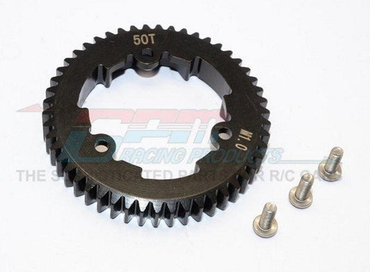 Gpm XO050TS-BK Steel Spur Gear 50T (M1.0) (1Pieces) Traxxas XO-1 Maxx - PowerHobby