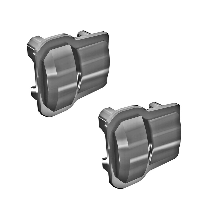 Traxxas 9787 GRAY TRX-4M Aluminum Axle Covers (2) - PowerHobby