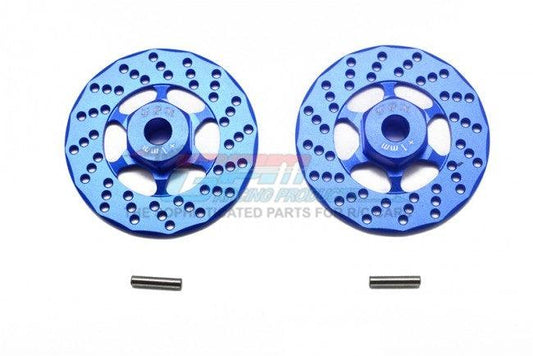 GPM ALUMINUM +1MM HEX WITH BRAKE DISC TRAXXAS 4-TEC / FORD MUSTANG GT BLUE - PowerHobby