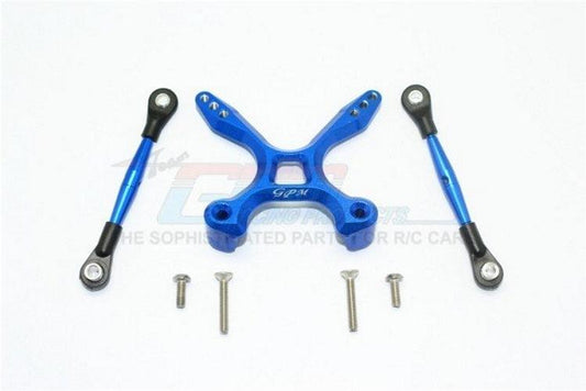 Gpm Racing GT049R Blue Aluminum Rear Tie Rods W/ Stabilizer (7pieces Set) - PowerHobby