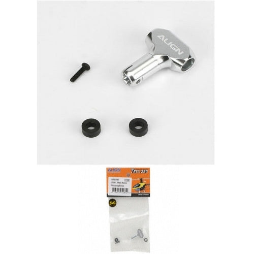 Align H25104 250FL Main Rotor Housing Set / Silver T-Rex 250 - PowerHobby