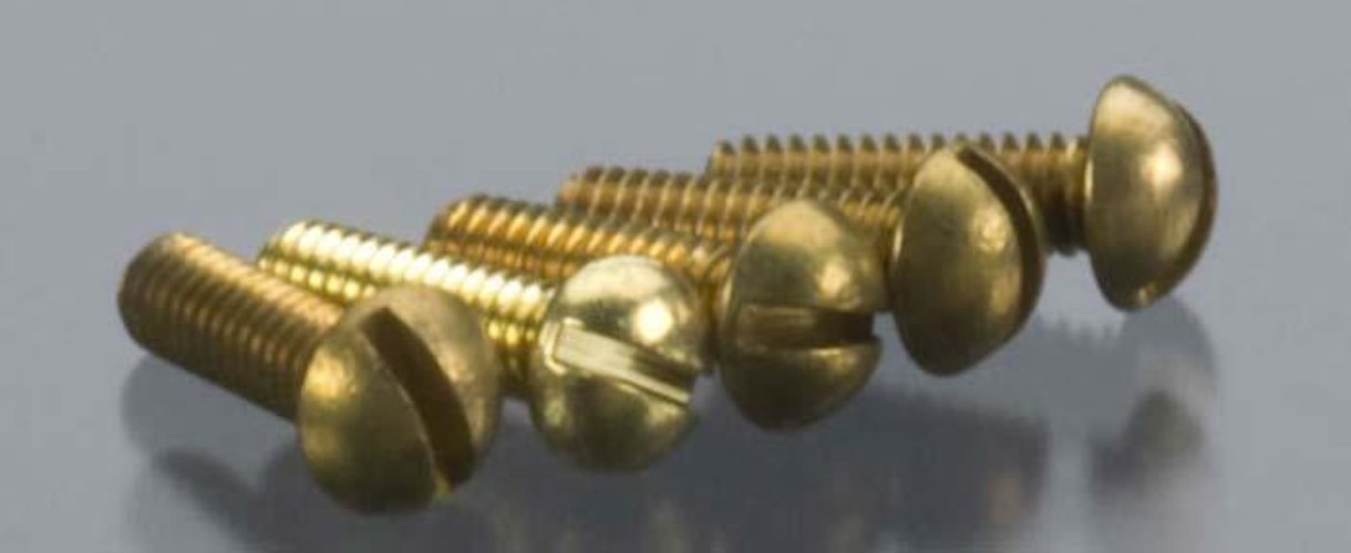 Woodland Scenics H810 Round Head Screws 1-72 1/4" (5) - PowerHobby