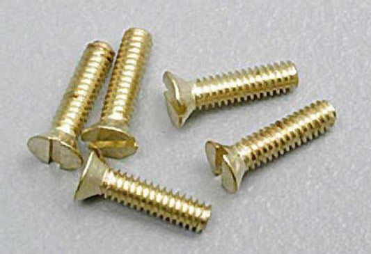 Woodland Scenics H846 Flat Head Screws 0-80 1/4" (5) - PowerHobby