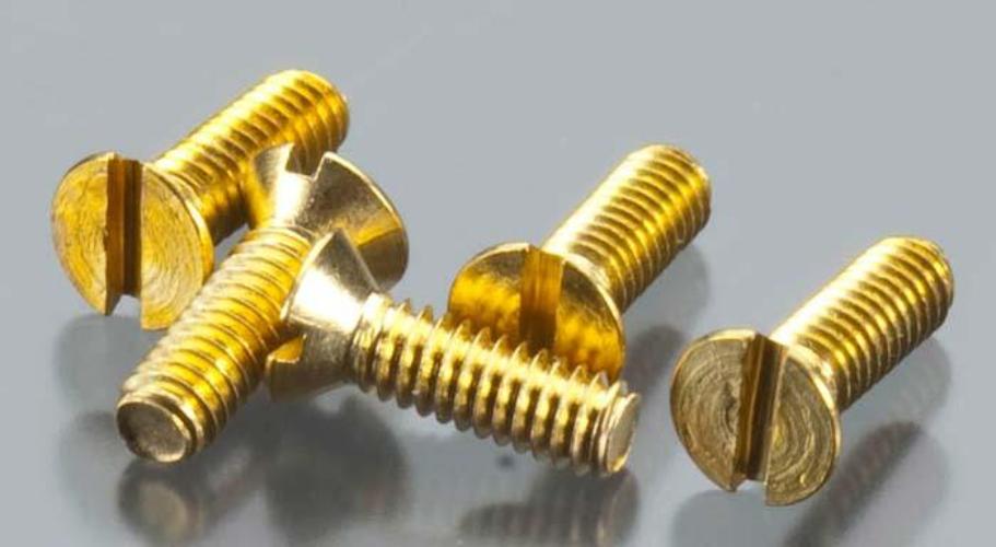 Woodland Scenics H850 Flat Head Screws 1-72 1/4" (5) - PowerHobby