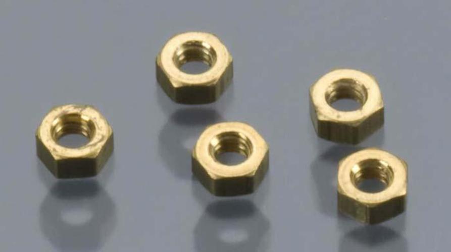 Woodland Scenics H881 Hex Nuts 00-90 (5) - PowerHobby