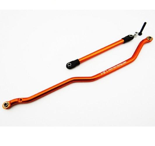 Hot Racing RCS49E03 Alum Fixed Link Steering Rod Orange Axial Wraith Ridgecrest - PowerHobby