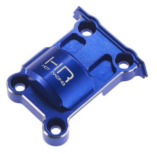 Hot Racing XMX13M06 Aluminum Upper Rear Gear Box Cover Blue Traxxas X-Maxx - PowerHobby