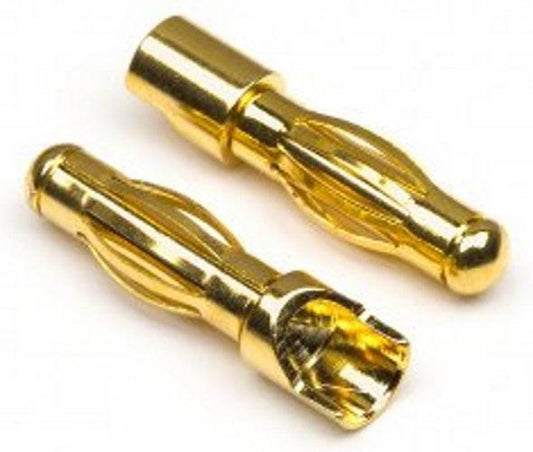 HPI Racing 101950 Male Gold Plated Connector (2 Pieces) - PowerHobby