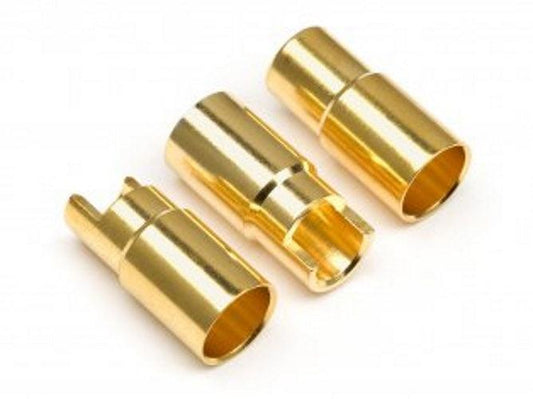 HPI Racing 101953 Female Gold Connectors (6.0MM Dia) (3 Pieces) - PowerHobby