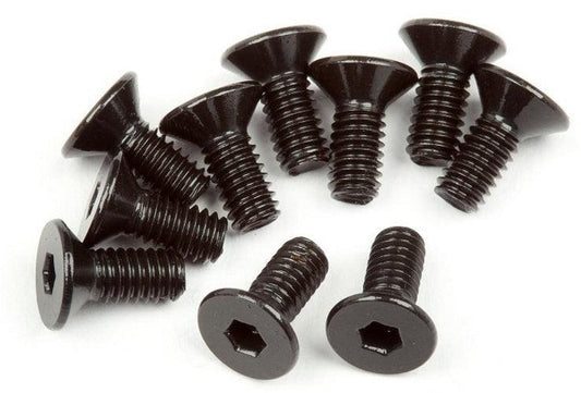 HPI Racing 107374 Flat Head Screw M2.5x6mm Hex Socket (10) D812 D815 - PowerHobby