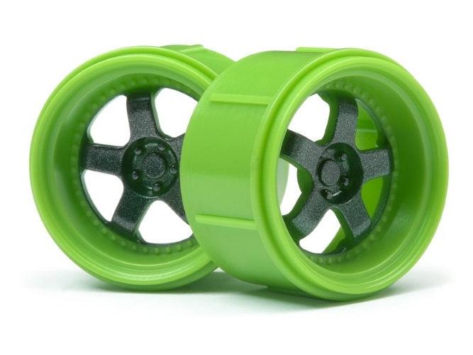 HPI Racing 112817 Work Meister S1 Wheel Green (4Pieces) Micro RS4 - PowerHobby