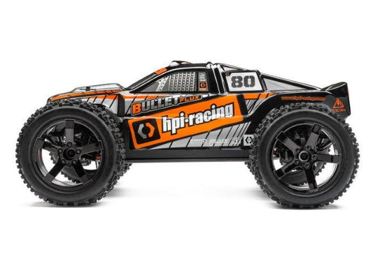 HPI 115509 Trimmed & Painted Bullet Flux ST Body Black /Decals Bullet ST /MT - PowerHobby